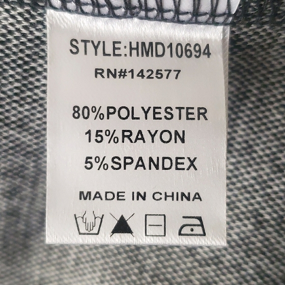 Haute Monday Black/White Strap Fitted Dress - Picture 3 of 3